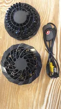 Alta calidad hogar USB portátil de refrigeración del ventilador del radiador aire acondicionado ropa de accesorios especial dos ventiladores casa #30