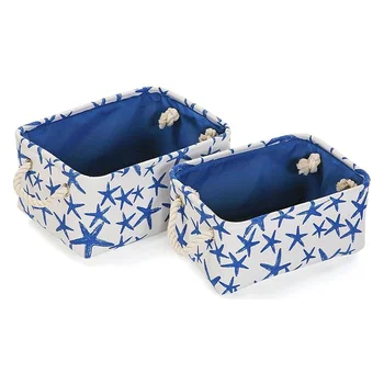 Basket set Textile (2 Pieces) (35 x 16 x 25 cm)
Basket set Textile (2 Pieces) (35 x 16 x 25 cm)