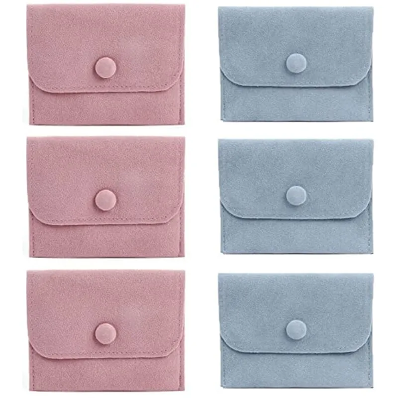 Бархатные мешки для хранения ювелирных изделий из овечьей шкуры с кнопкой-защелкой, подарочные упаковочные мешки, кошельки для колец, браслетов, ожерелий, 6 шт.
Бархатные мешки для хранения ювелирных изделий из овечьей шкуры с кнопкой-защелкой, подарочные упаковочные мешки, кошельки для колец, браслетов, ожерелий, 6 шт.