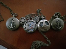 Reloj de bolsillo de cuarzo para hombre, diseño de ancla Retro, Foremast, marino, antiguo, cadena, informal, regalo, XH3013