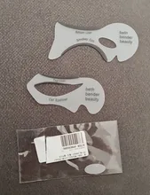 Plantilla para delinear ojos, plantilla para delinear ojos, plantilla para delinear ojos, modelos de ojos, conformación de la plantilla, herramientas de maquillaje, 2 unids/lote