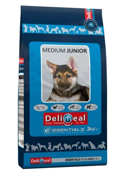 Delimeal medium Junior for puppies of medium breeds with chicken meat 3 kg 
Delimeal medium Junior for puppies of medium breeds with chicken meat 3 kg