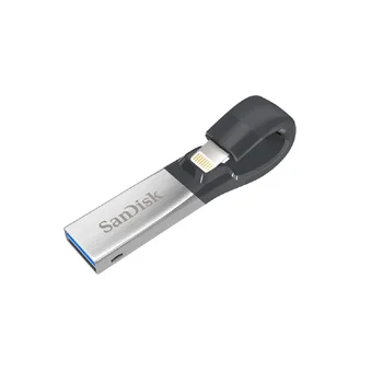Flash drive SanDisk iXpand Flash drive 64GB - USB for iPhone (Lightning connector)
Flash drive SanDisk iXpand Flash drive 64GB - USB for iPhone (Lightning connector)