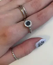 S925 anillos de plata esterlina para mujeres negro gota esmalte combinación Retro anillo de plata mujer Plata de Ley 925 joyería de plata al por mayor