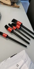 5 uds lavado de coche detallado de coches cepillo de limpieza automática herramientas de limpieza de coche detallando conjunto accesorios para el tablero de aire cepillo de limpieza de salida