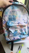 Atinfor marca 2 unids/set de tinte de corbata impresión mochila niña alumnos de la escuela primaria los niños mochila bolsa mochila