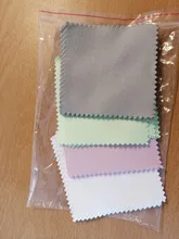 10-50 Uds polaco paño de pulido de plata Color paños de limpieza para pulir limpieza suave limpia paño de limpieza de plata de joyas de oro de herramienta