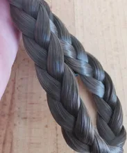 S-noilite diademas trenzadas bandas para el cabello trenzadas accesorios para el cabello extensiones de cabello sintético cabello falso para mujeres