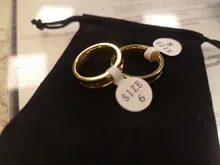 AZIZ BEKKAOUI-Anillos de boda para mujeres y hombres, joyería de compromiso grabada con nombre, banda de acero inoxidable, envío directo