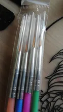 4 unids/set gradiente colorido arte de uñas cepillo de pintura dibujo talla pluma profesional pinceles para Gel UV manicura herramientas