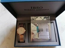 Conjunto de reloj de lujo para mujer, regalo elegante para amantes, collar de cobre, pendientes, correa de acero inoxidable, relojes dama reloj para mujer