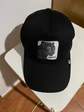 Gorra de malla con estampado de pantera para hombre y mujer, gorro de béisbol con estampado de Anime, Gorilla King, gorra de camionero negra, sombrero de papá, Snapback de red