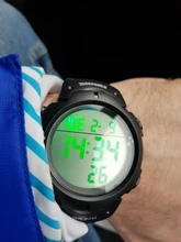 SKMEI-relojes deportivos para hombre, pulsera Digital Led con correa de PU, resistente al agua, con esfera grande, para deportes al aire libre