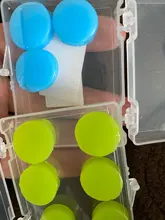 ANPWOO-Tapones de silicona para los oídos, suaves, impermeables, antiruido, para natación y ducha, deportes acuáticos, 6 uds.