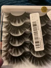 5 pares de pestañas postizas 3D largas naturales de imitación de pelo de visón Wispies Fluffies Drama pestañas suaves hechas a mano Libre de crueldad pestañas negras