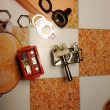 Miniature Switch-Cap Toggle-Switches Waterproof 15A/250V E-TEN1322 1PCS Orange On-Off-On