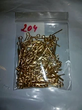 Lote de 100-200 Uds. De alfileres dorados y metálicos de rodio, accesorios para joyería, accesorios para manualidades DIY, 16, 20, 25, 30, 35, 40 y 45 mm