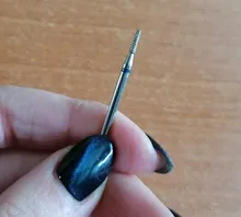 Brocas de diamante para pulir uñas, máquina eléctrica para manicura y pedicura, herramienta artística, 1 unidad