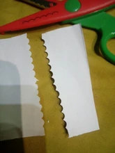 Tijeras de encaje para niños, accesorio de Metal y plástico para manualidades, libros de recortes, foto y colores, decoración de diario de papel con 6 patrones, 1 ud.