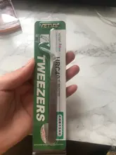 VETUS-Pinzas profesionales para pestañas, 3D, volumen, extensión de pestañas, ventilador, pinzas de cejas, cierre excelente