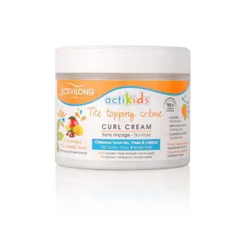 ACTIVILONG Tite Topping Cream Actikids Curl Cream - Mango and Sweet Almond-300 ml 
ACTIVILONG Tite Topping Cream Actikids Curl Cream - Mango and Sweet Almond-300 ml