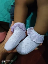 YWHUANSEN 0 a 6 años bebé niño pequeño niñas con volantes de encaje tobillo algodón calcetines vestido princesa verano algodón ojal calcetines con flores