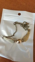 SUMENG-pulsera de bolsillo de Snitch Dorada para hombre y mujer, de moda, alas de tono Retro Vintage, regalo al por mayor, novedad de 2021