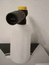 Lanza de espuma para nieve de 750ML para Karcher K2 K3 K4 K5 K6 K7, arandelas a presión para coche, generador de espuma de jabón con boquilla de pulverizador ajustable