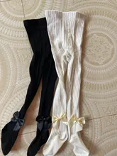 2 unids/lote 0-10 AÑOS NIÑOS primavera otoño medias de algodón bebé invierno Bowknot niñas medias infantil para niños de Collant medias