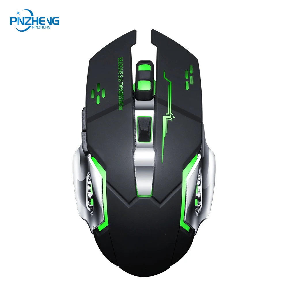 PINZHENG Wireless Mouse 10 Meters Remote Connection Mute Recharge Mouse 7 Color Breathing Light Ergonomical Design Gaming Mouse
PINZHENG Wireless Mouse 10 Meters Remote Connection Mute Recharge Mouse 7 Color Breathing Light Ergonomical Design Gaming Mouse