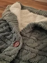 Saco de dormir cálido para bebé recién nacido, saco de dormir de invierno para bebé, manta para bebé