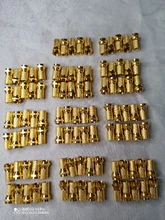 Conector tipo rosca 75-5 F para Cable coaxial de antena de TV satélite RG60, diámetro de giro mm, dorado, Imperial, 10 Uds.