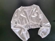 2020 Sexy encaje de mujer cuello en V Slim Fit Top elegante de dama de moda de verano Casual de manga larga blusa de satén camisas