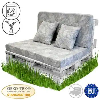 BCASE back cushion pallet Espuma Respaldo pallet truck, include Up Seat and Respaldo, Ideal for Garden, Terrace, patio and balcony, White
BCASE back cushion pallet Espuma Respaldo pallet truck, include Up Seat and Respaldo, Ideal for Garden, Terrace, patio and balcony, White