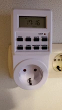 Switch-Socket Programmable Digital Timer Electronic Outlet Fr-Plug Cyclic 24-Hour EU