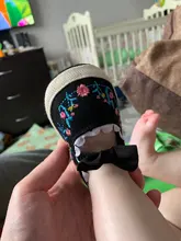 Zapatos de lazo grande para bebé recién nacido, bordado Floral, suela suave, primeros pasos, antideslizantes, 2021