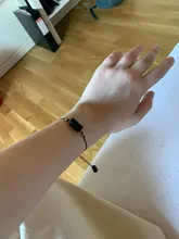 Charmsmic-Pulseras de la amistad de Color plata Vintage para amantes, brazaletes hechos A mano con tarjeta de deseos, venta al por mayor