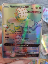 Juego de cartas de Pokemon francés para niños, juego de batalla brillante, Vmax TAG TEAM GX, Francaise V Max, 10-300 Uds.