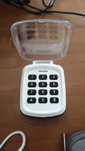 Controlador remoto de cerradura de puerta de garaje, teclado inalámbrico, multicódigo, impermeable, táctil, 433mhz