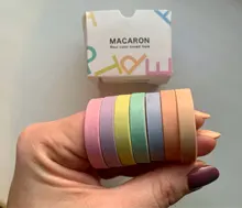 7 unids/set Creatove breve Raúl combinación de Color conjunto de cintas Washi Scrapbooking DIY cintas diario suministros para arte de papelería