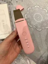 Espátula Facial ultrasónica con vibración para eliminar espinillas, depurador Facial, pala para limpiar, cavitación, Peeling, Lifting Facial limpiador facial ultrasonico limpieza facial profesional