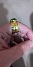 MQCHUN-anillos de Flash para hombres y mujeres, joyería de película de Color dorado, anillo (se puede abrir)