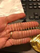 Lote de 100 unidades de cuentas de alambre de acero con memoria de 0,6mm, accesorios para fabricación de pulseras