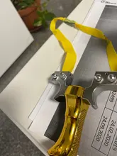 Tirachinas con banda de goma plana gruesa para deportes al aire libre, lanzador de caza láser de presión rápida, infrarrojos, juguetes de catapulta, nueva actualización