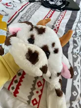 Sombrero de conejo de vaca con flotador de aire ligero, gorro móvil con orejas de relleno, juguetes de peluche, regalos para niños