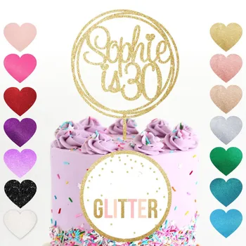 Customised cake topper, any age and name, glitter topper, personalised cake topper, custom birthday any age geometric round
Customised cake topper, any age and name, glitter topper, personalised cake topper, custom birthday any age geometric round