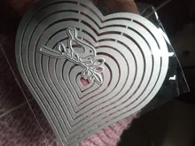 Troqueles de corte de metal con corazones, plantilla de bricolaje, álbum de recortes, grabado, álbum de tarjetas de papel, corte artesanal, 10 Uds.