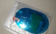 2 uds coche trasera película protectora para espejo Anti niebla etiqueta engomada de la ventana claro impermeable protector para espejo retrovisor película suave