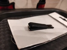 MNFT-Cortador de línea de pesca 2 en 1, cortador de cable de acero inoxidable, limpiador de ojo de anzuelo, Pin, alicates de línea de pesca con mosca, herramienta de atado de moscas, 1 Uds.