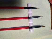 5/7/11mm clavo línea de arte pintura dibujo Flowder detallando delgada de Sripe red Pen manicura bricolaje herramientas 3 unids/set